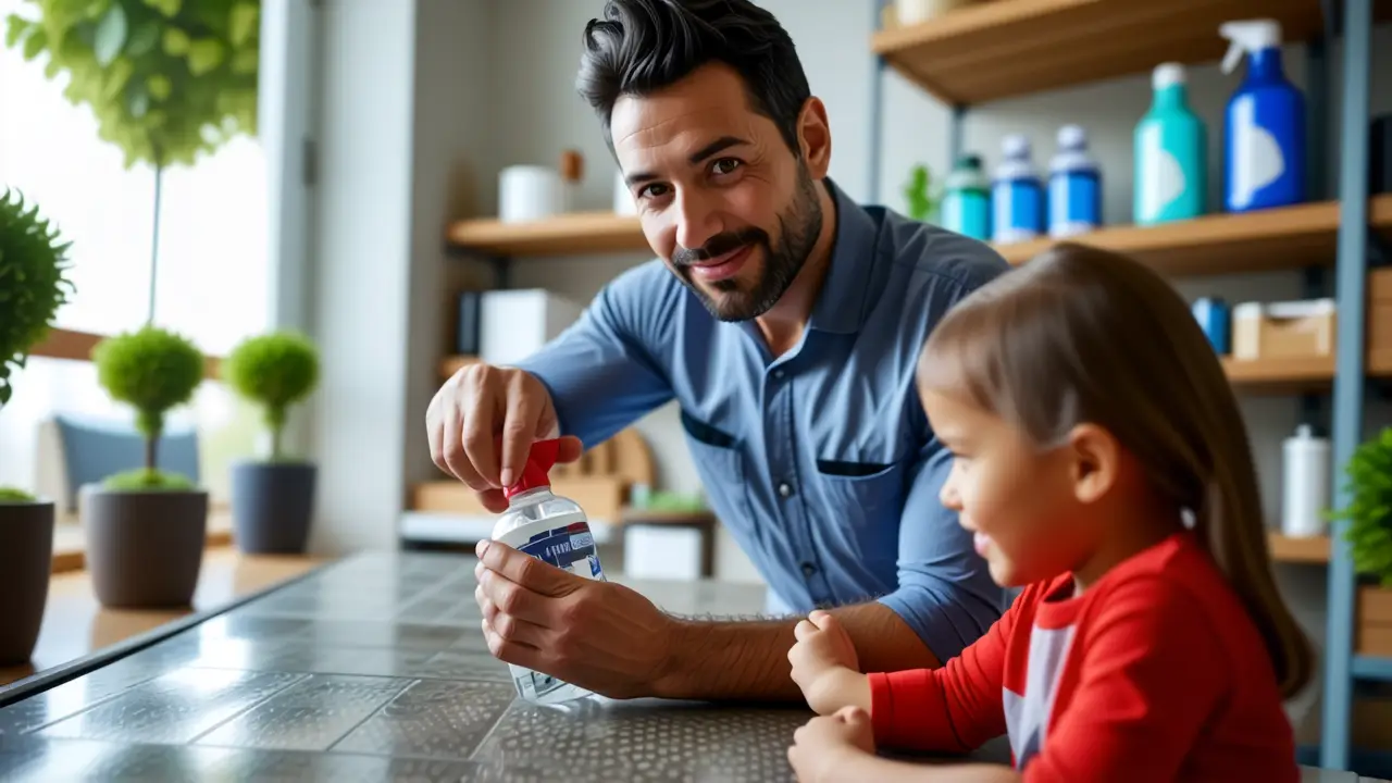 Eliminar Acaros: Guía Completa y Efectiva 4 Fotógrafo muestra producto en superficie lisa