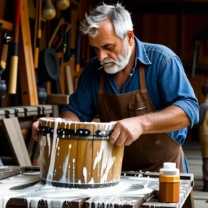 Un fotógrafo rústico captura la luz dorada