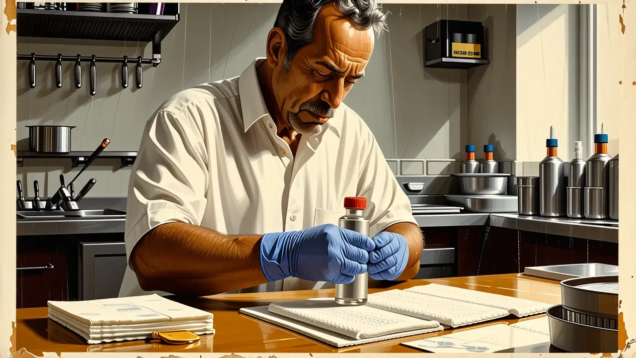 10 Usos del Agua Oxigenada: Limpieza Efectiva 3 Médico cauteloso cura una herida en blanco