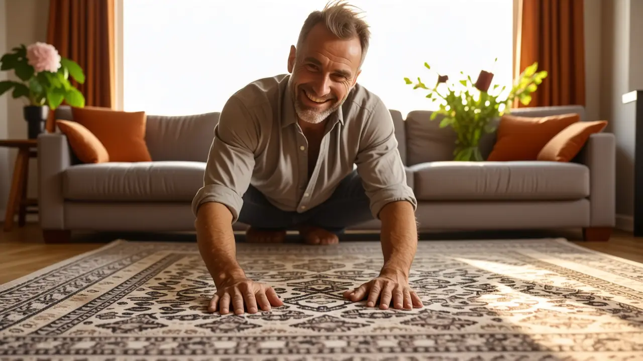 Alfombras en Vigo: Limpieza a Domicilio Fácil 6 Un hombre amable en Vigo transmite calidez y hogar