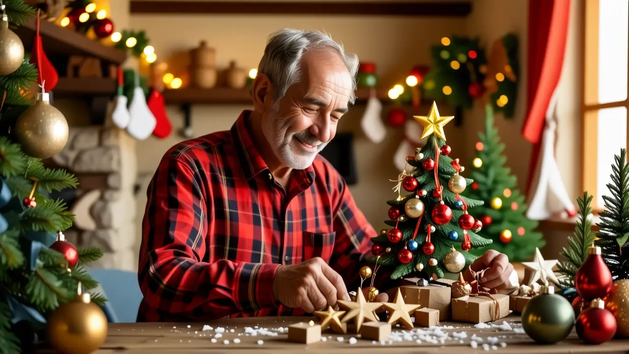 Un artesano español crea magia navideña