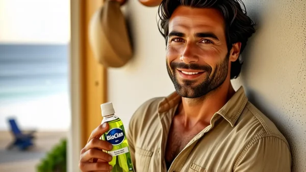 Un hombre casual transmite frescura y limpieza