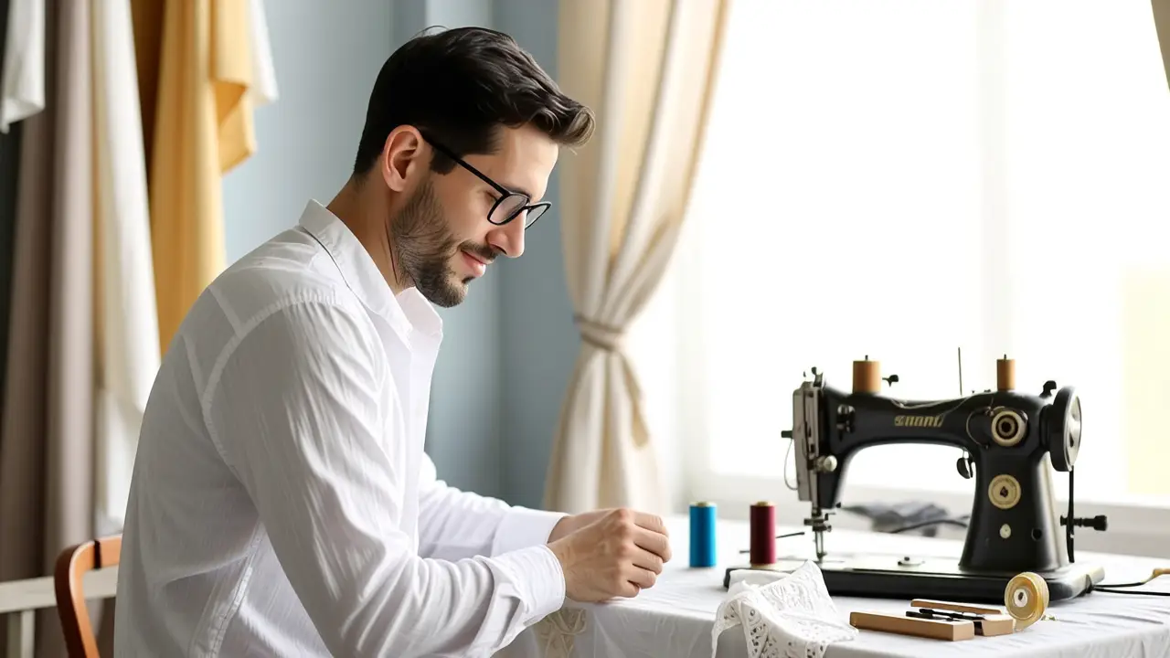 Un hombre elegante en sesión vintage y suave