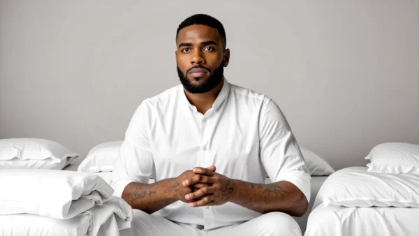 Ilustración minimalista instruye con calma y luz