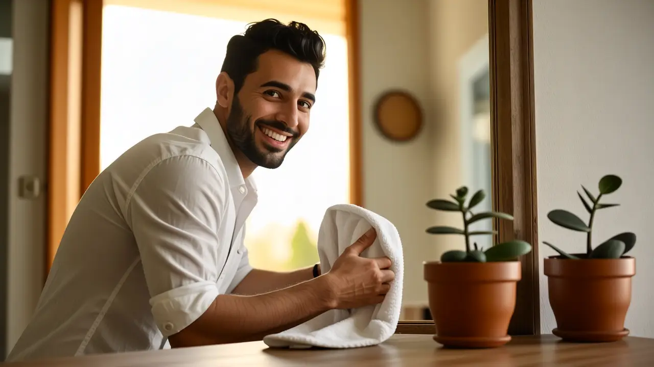 Fotografía realista con luz dorada y serenidad