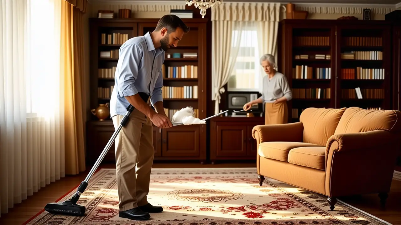 Fotografía realista captura una escena hogareña cálida