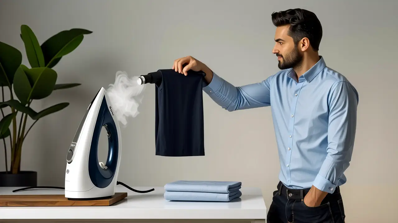 Planchar Ropa Sin Plancha: Guía Fácil 6 Fotografía contemporánea elegante y minimalista de un hombre