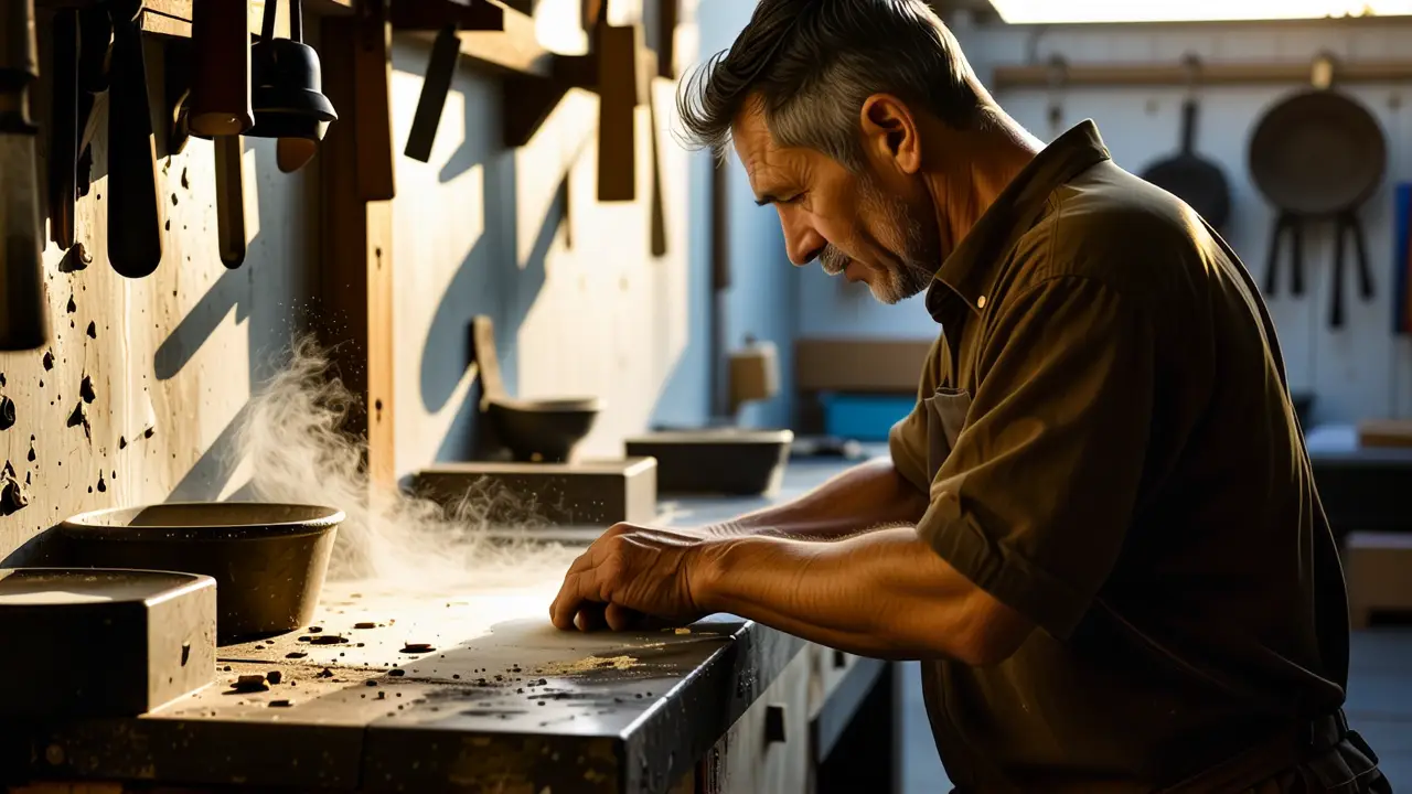 Un artesano español captura la luz en detalle