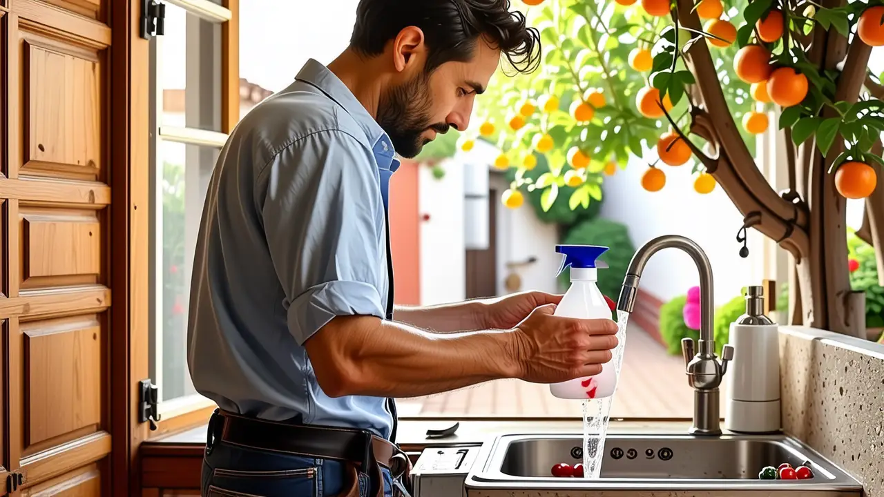 Como quitar manchas de cereza: guía fácil y efectiva 4 Un hombre pensativo en un entorno soleado y melancólico