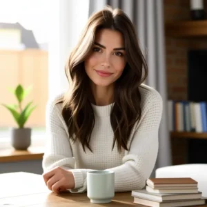 Decluttering: Significado y Consejos para tu Hogar 11 Una mujer melancólica en un hogar escandinavo tranquilo