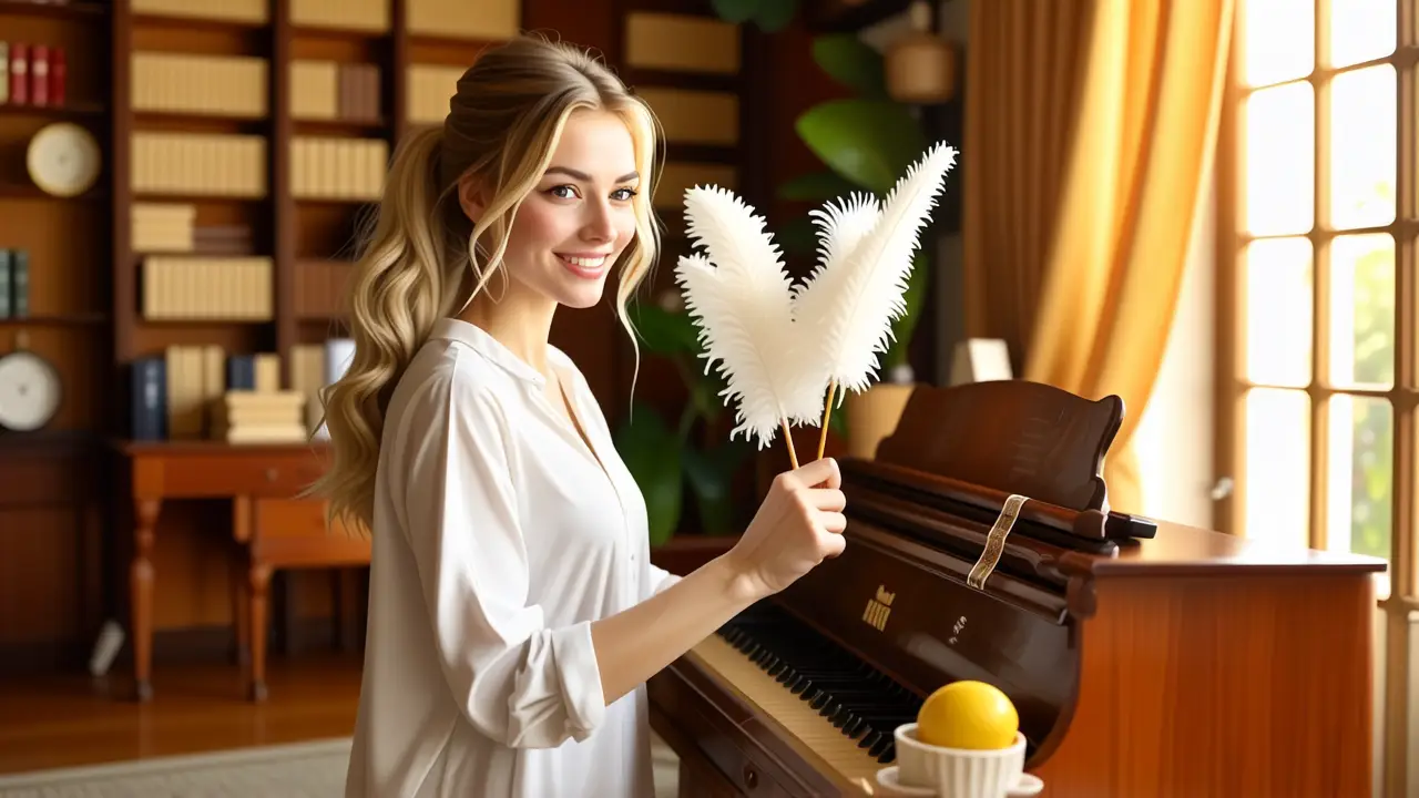 Decluttering: Significado y Consejos para tu Hogar 4 Mujer limpia con gracia en ambiente cálido