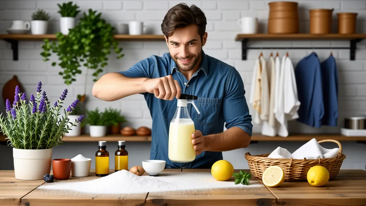 Un hombre español crea detergente casero con cariño