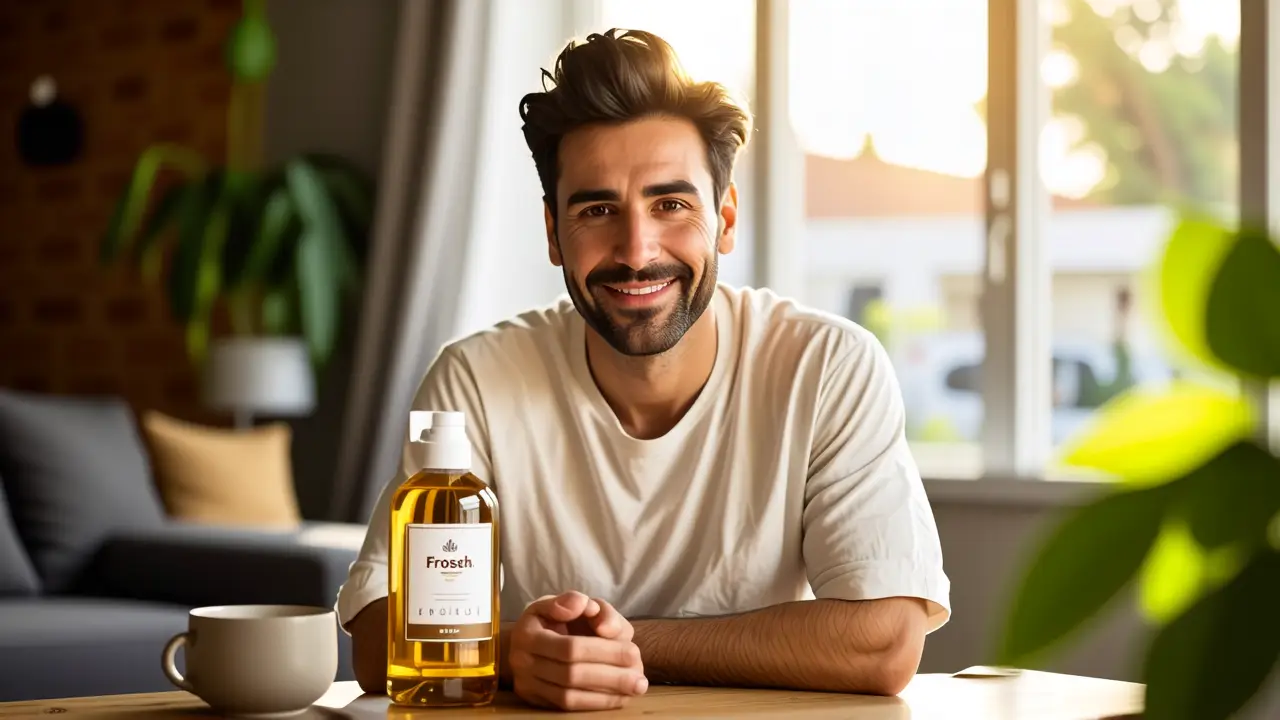 Un hombre amable transmite confianza en casa