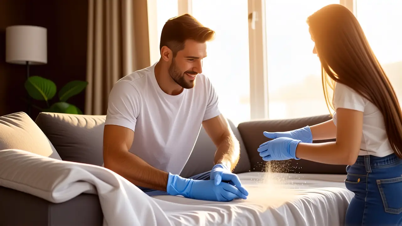 Desinfectar Sofa: Guía para Limpiar El Sofa 4 Fotógrafo captura una escena hogareña y cálida