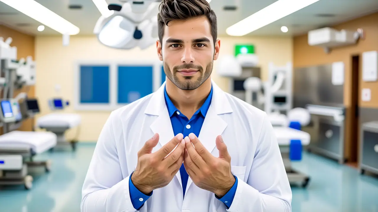 Higiene de Manos: Hábitos para la Salud 4 Fotógrafo captura higiene en hospital limpio