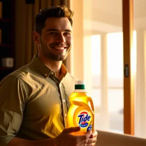 Fotógrafo captura hombre en hogar cálido