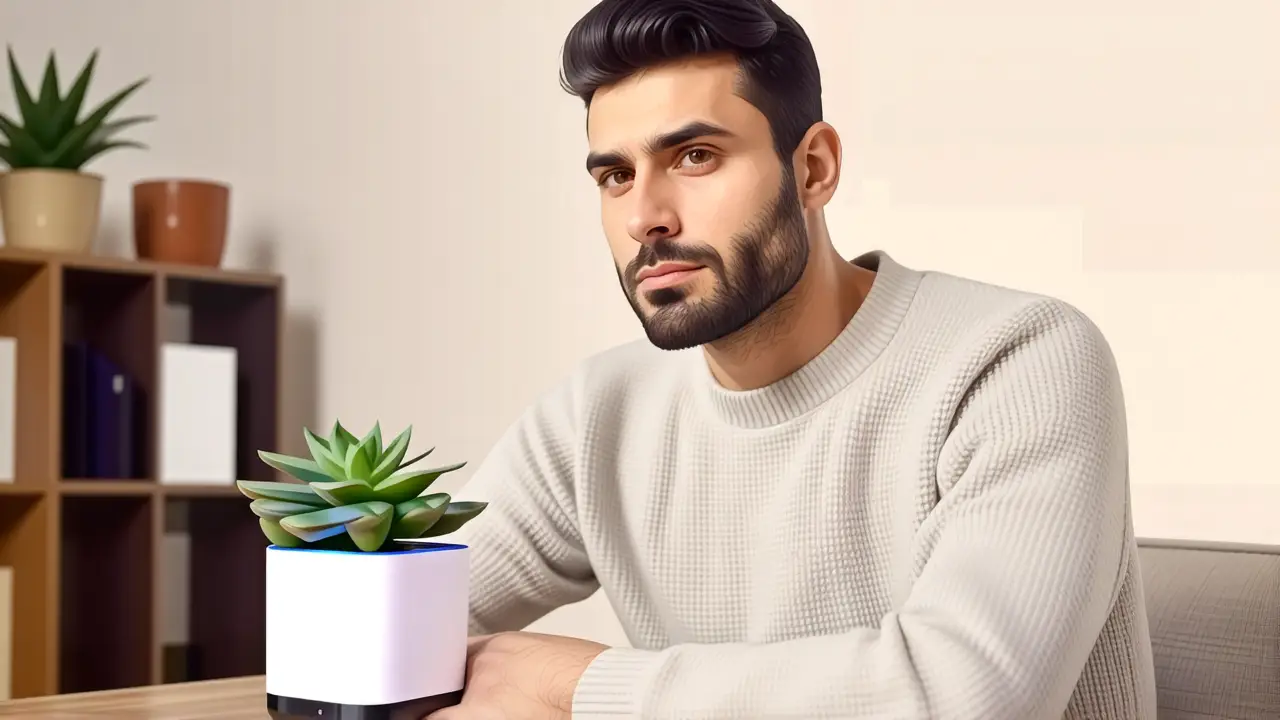 Como eliminar la humedad de una habitación 3 Un hombre pensativo en luz suave