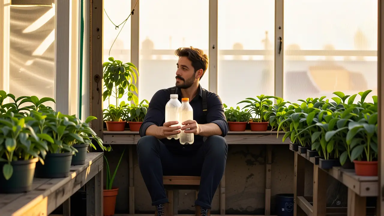 Invernadero Casero: Como Hacer un Invernadero Pequeño 4 Un hombre en la España rural cultiva sosteniblemente