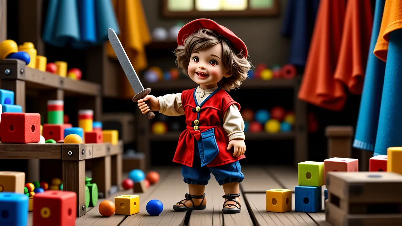 Juguetes Reciclados Fáciles: Ideas Creativas 2 Un niño alegre con pupa en escena