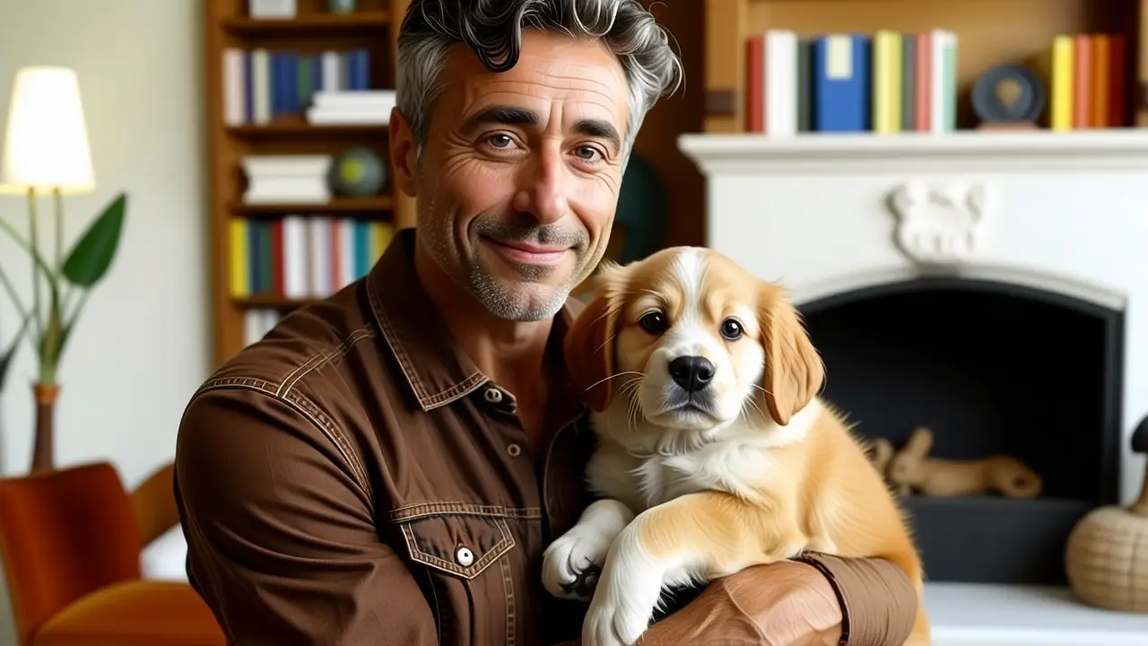 Parvo: Tratamiento, Síntomas y Prevención del Parvovirus en Perros 6 Un hombre amable cuida a su cachorro en casa