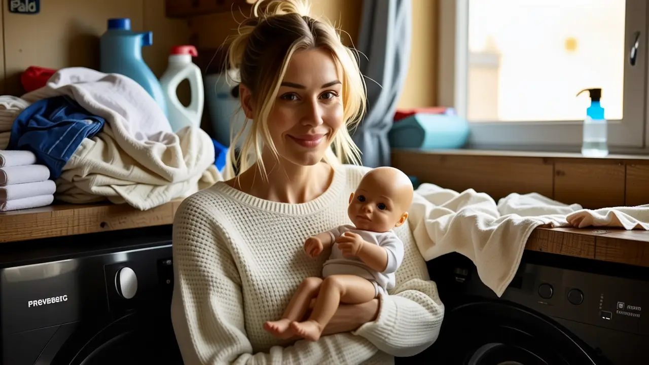 Como lavar ropita de bebe: guia completa | Jabón para bebés 5 Una mujer española captura la alegría doméstica