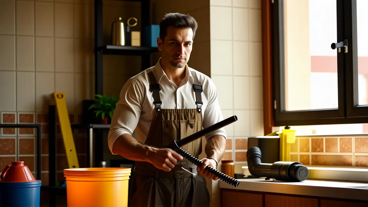 Un hombre resuelve problemas con precisión y oficio