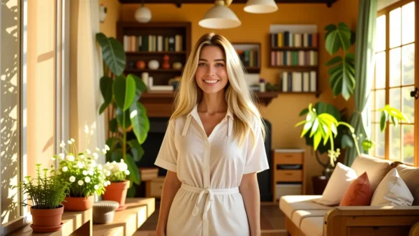 Una casa española cálida irradia serenidad y limpieza