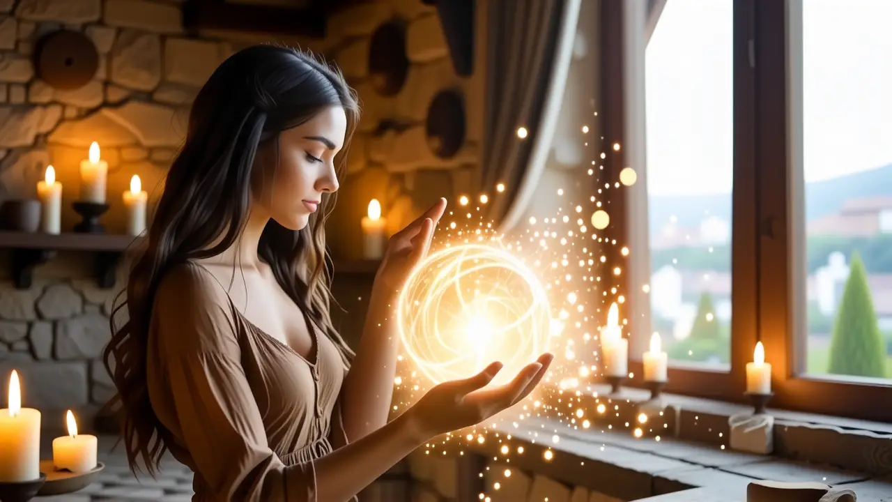 Purificar la casa: Limpiar malas energías | Vibras positivas 4 Una mujer tranquila abraza la paz interior