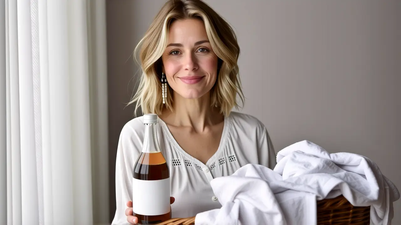 Mujer blanca limpia con luz suave