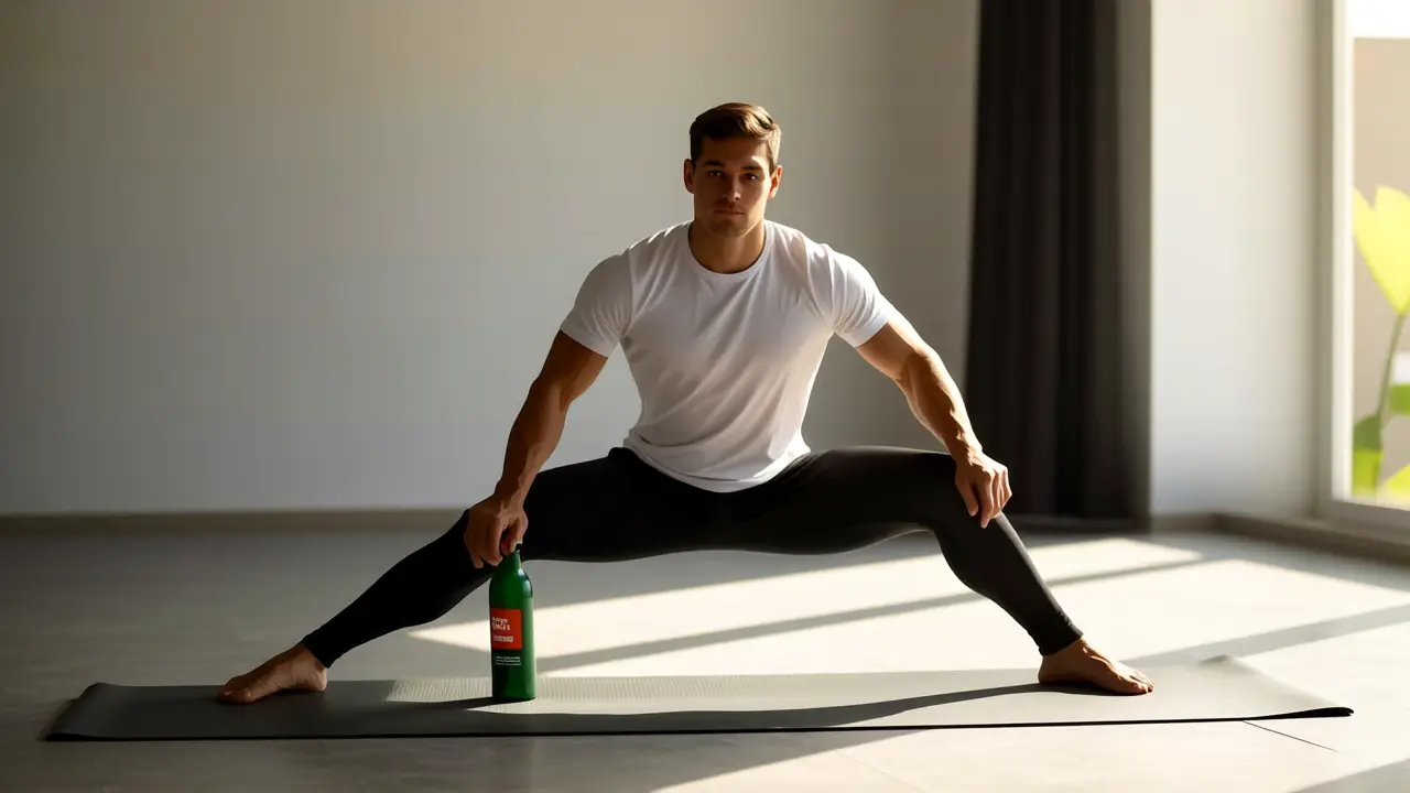 Fotografía realista y serena de un hombre joven