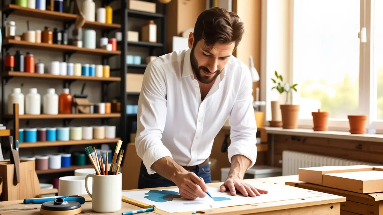 Un realista pinta con calidez y cuidado