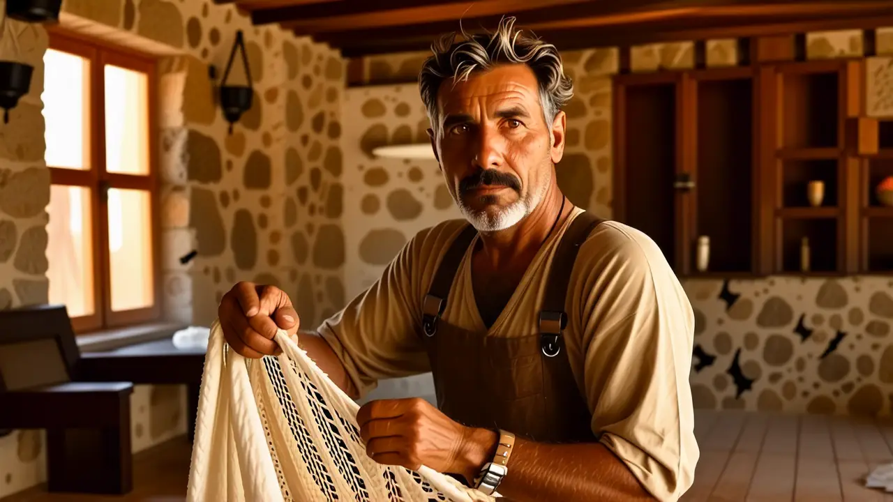 Un hombre español captura murciélagos en la ruralidad