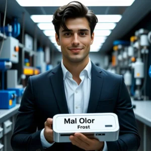 Mal Olor Nevera: Elimina Olor No Frost 13 Un hombre elegante en laboratorio frío y misterioso