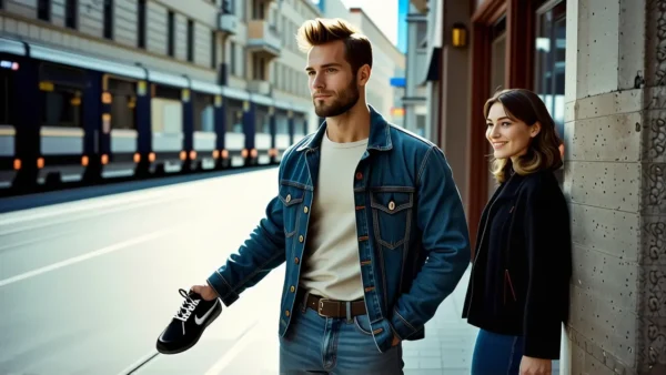 Quitar Olor Zapatillas: Guía Completa 1 Un hombre melancólico en Barcelona luce casualidad