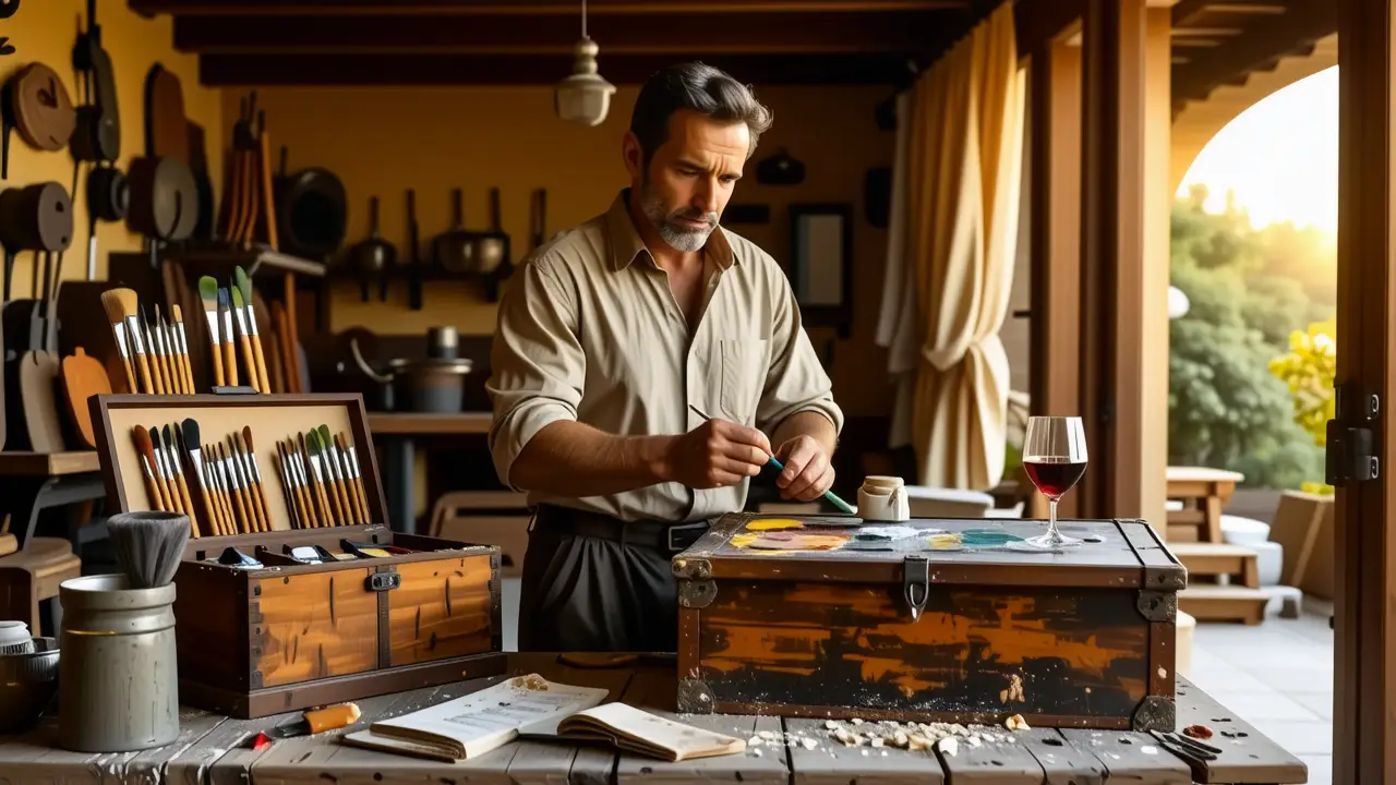 Un pintor español captura la luz y el oficio
