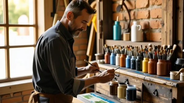Un artesano español crea con pasión y luz