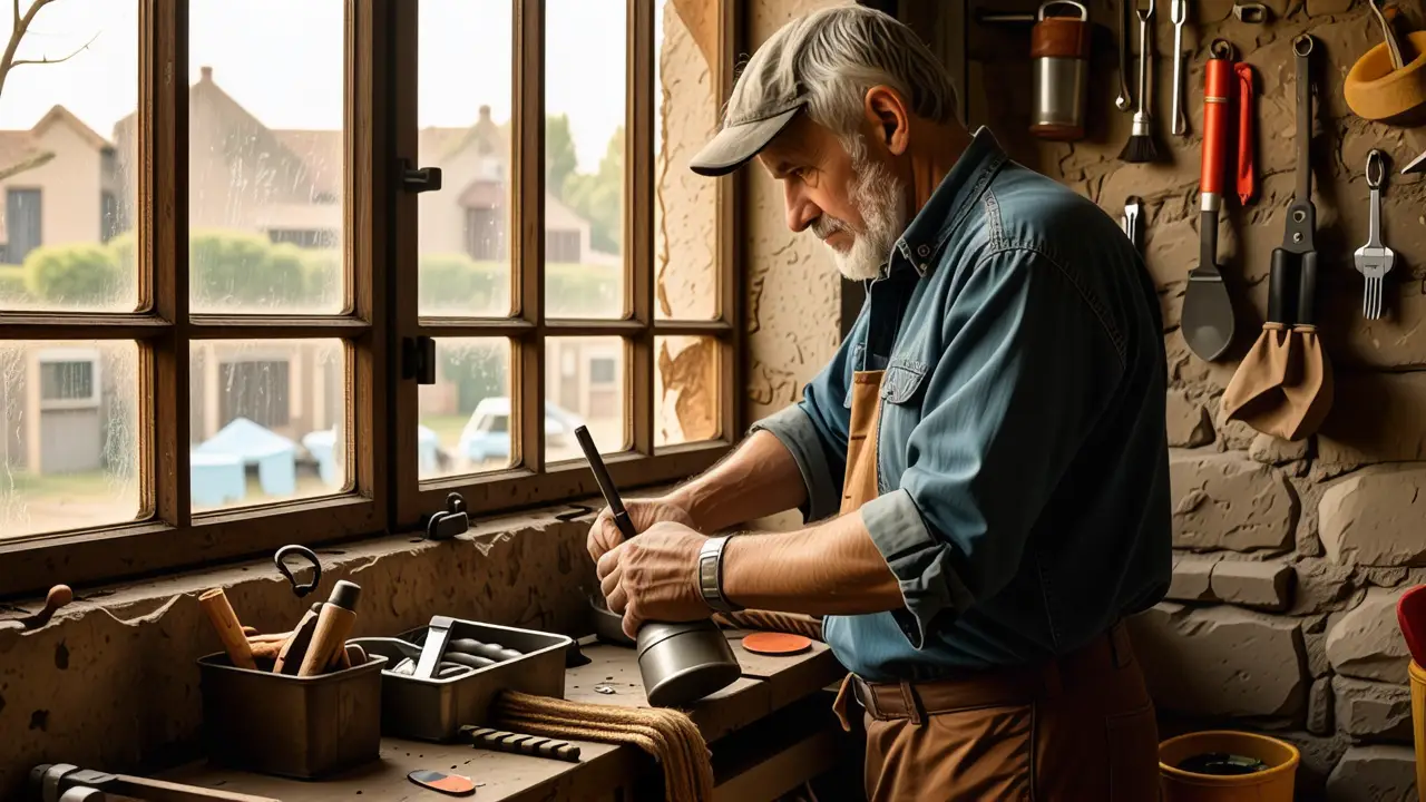 Pintar Rejas: Guía Completa para Restaurar 3 Un pintor realista captura la esencia española