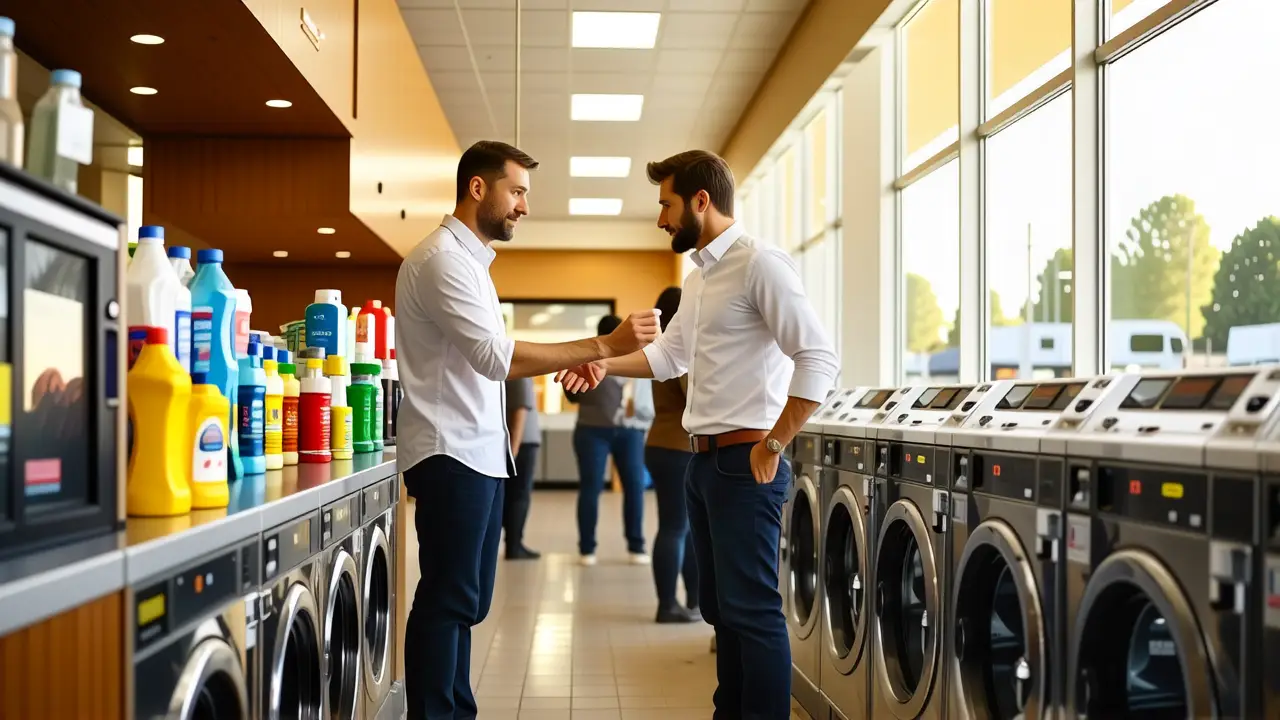 Fotógrafo realista captura la eficiencia en un lavadero moderno