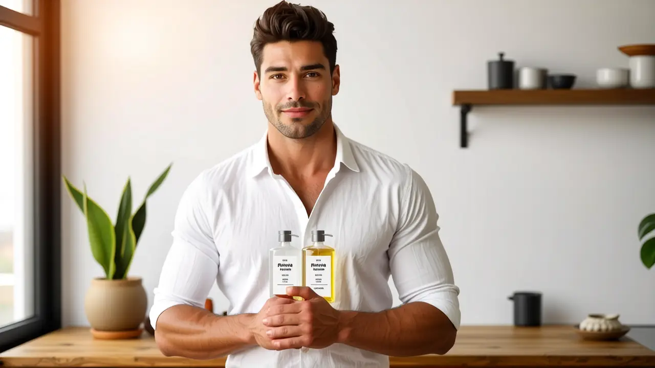 Productos Limpia Lavadoras Online: 3 Botellas + Envío Rápido 5 Un hombre moderno cuida con estilo la limpieza