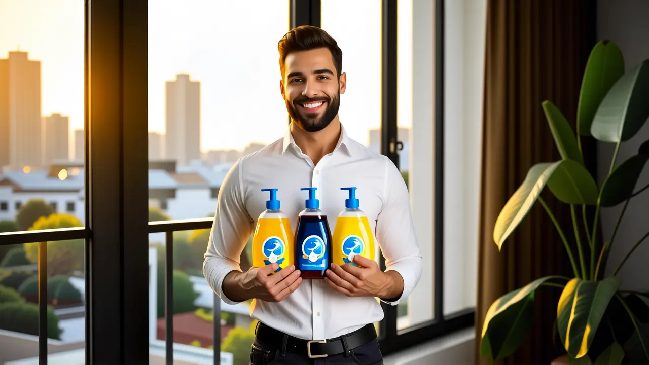 Productos Limpia Lavadoras Online: 3 Botellas + Envío Rápido 4 Fotografía realista y cálida, evocando confort y producto
