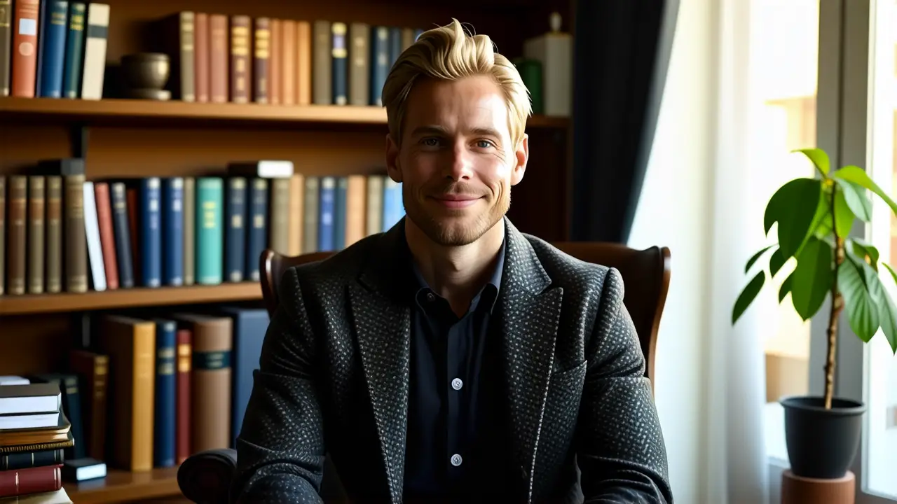 Tapizar Butaca Precio: Costo & Guía Completa 6 Un hombre moderno y relajado en un hogar cálido