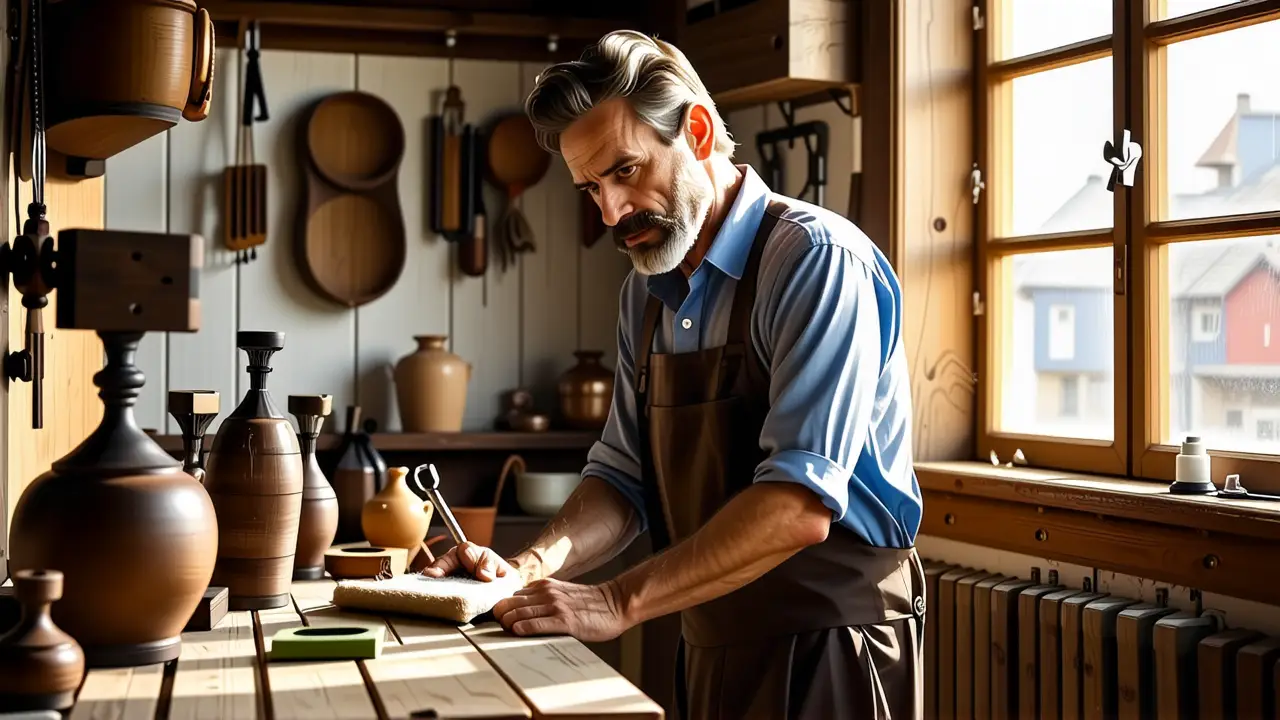 Quitar manchas antiguas en manteles color: guía completa 3 Un hombre español realista en luz suave