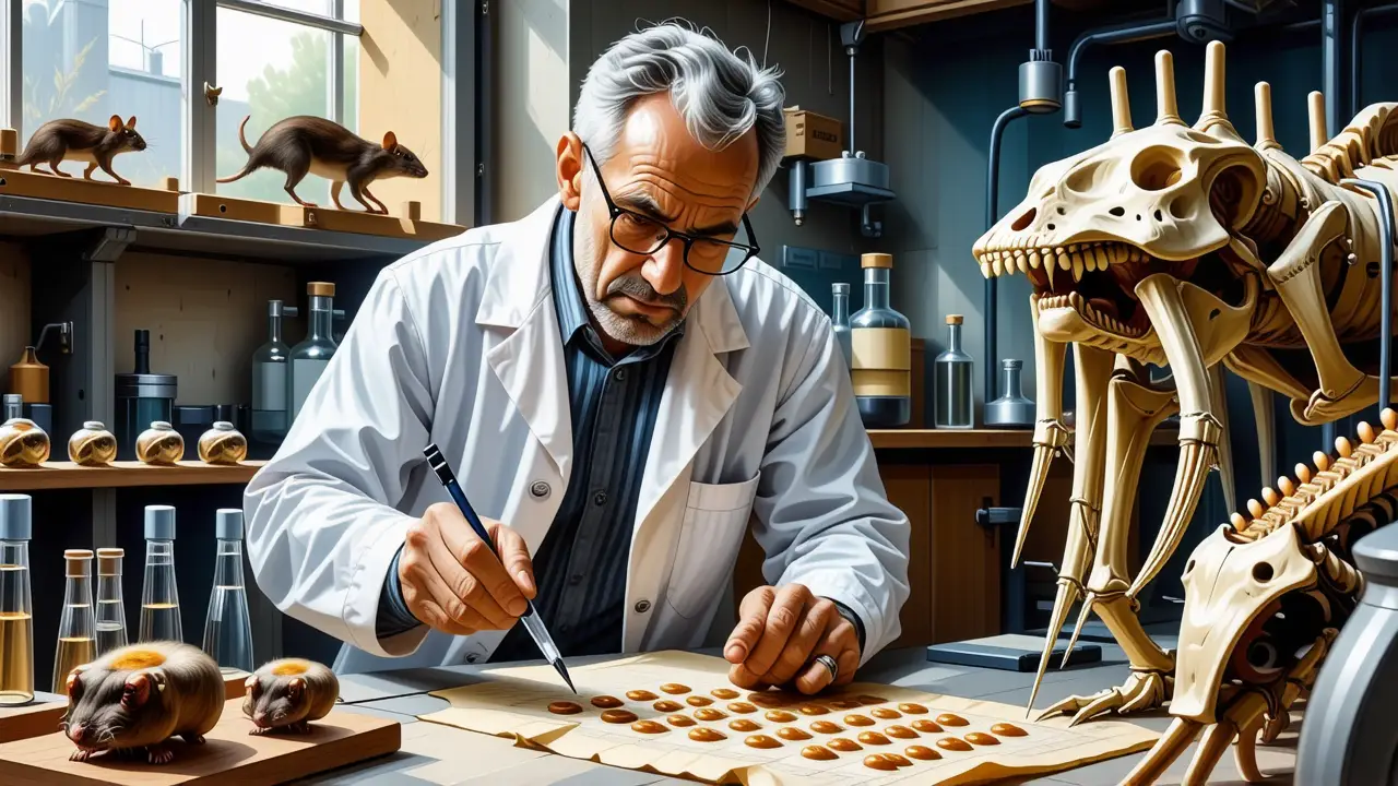 Ratas vs Ratones: Diferencias Clave y Más 5 Un científico examina ratas en laboratorio preocupado