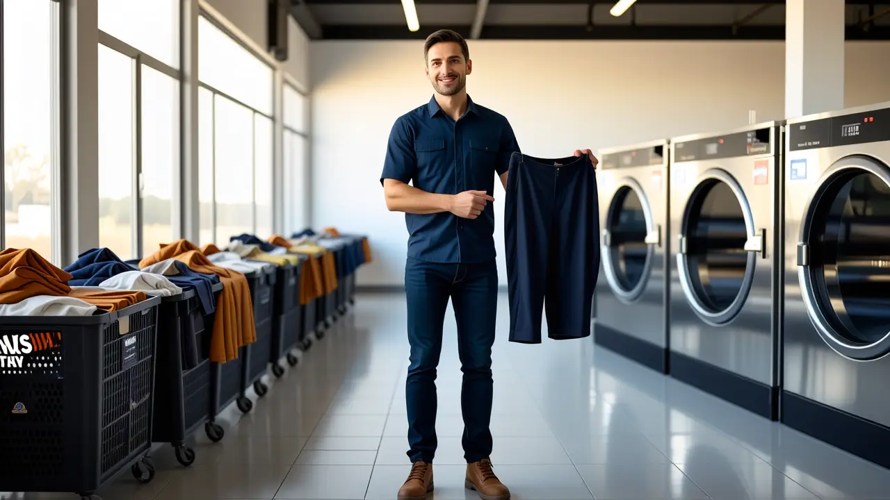 Un fotógrafo realista captura la atención en una lavandería española