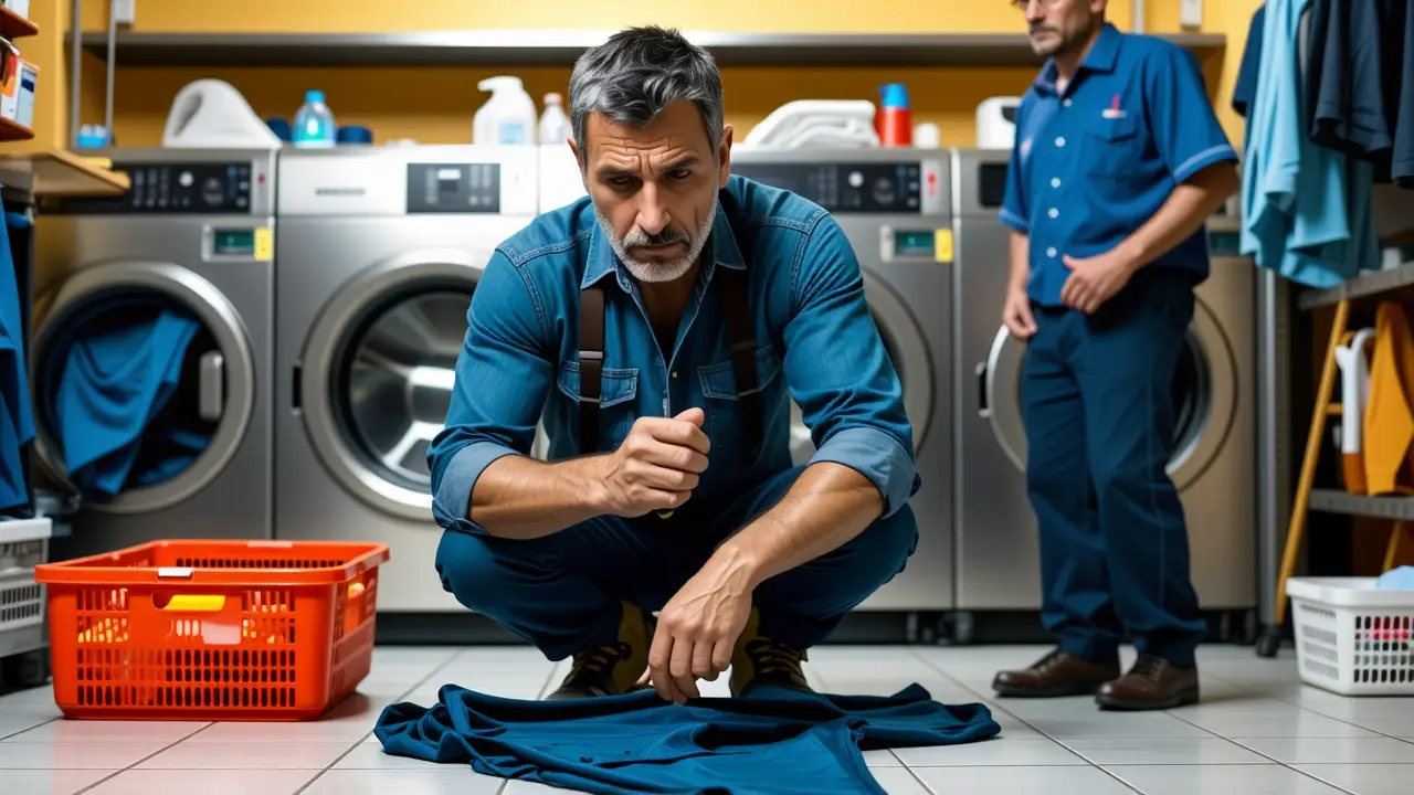 Un fotógrafo realista captura la atención en una lavandería española