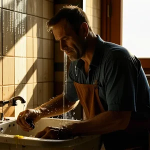 Como quitar sarro inodoro: guía completa 11 Fotografía realista captura limpieza y luz cálida