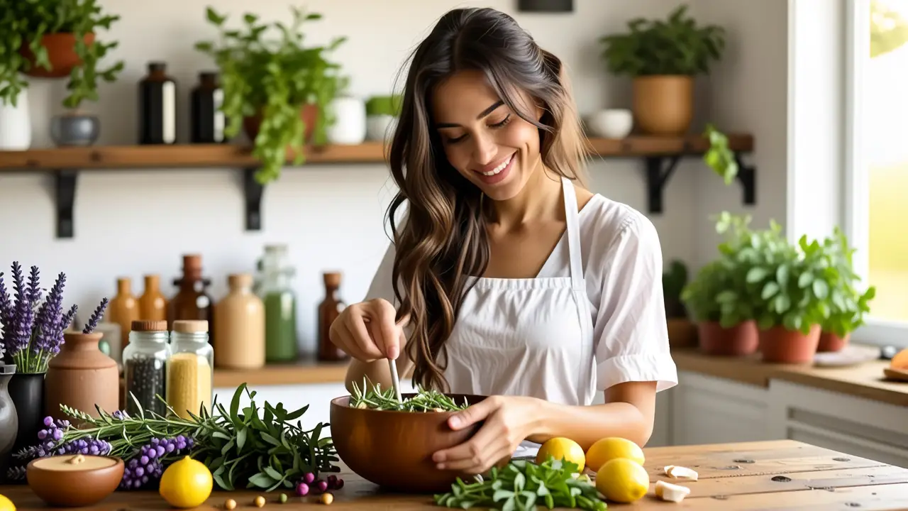 Suavizante Natural: Recetas Caseras Fáciles 4 Una mujer española radiante captura la belleza cotidiana