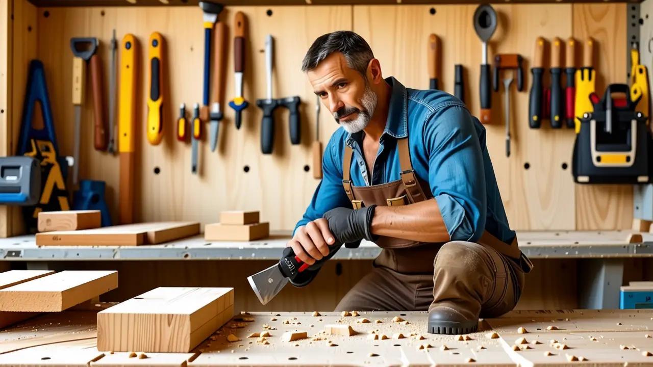 Como tapar agujeros en madera: guía completa y fácil 2 Fotógrafo realista captura la artesanía en madera