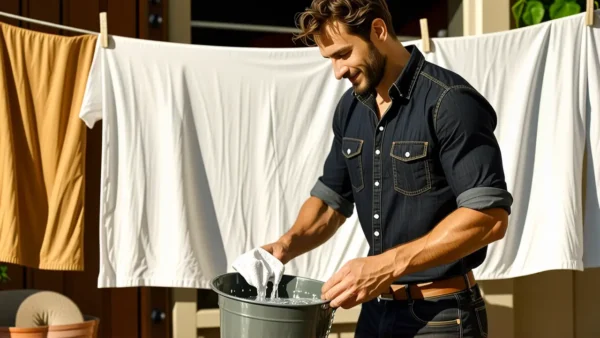 Fotógrafo realista captura un hombre en labores