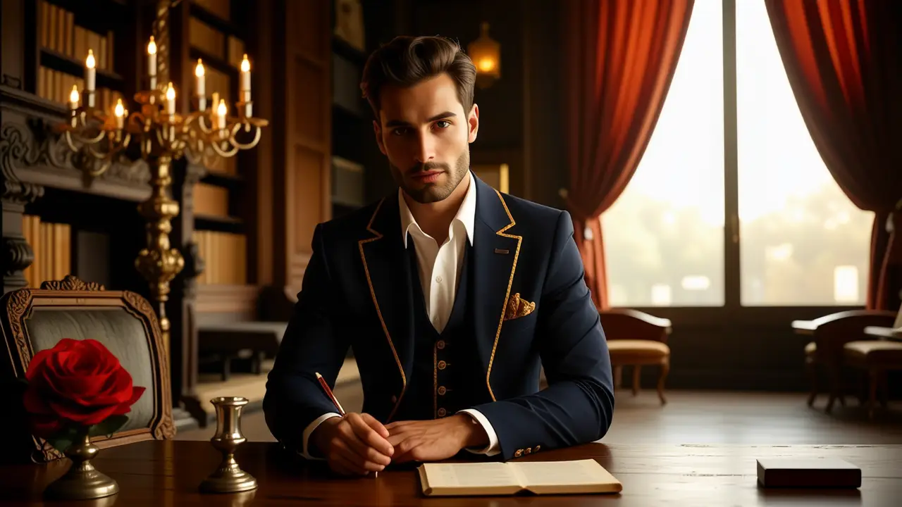 Textiles Materiales: Tipos de Tela y Tejidos 4 Un hombre melancólico en estudio renacentista